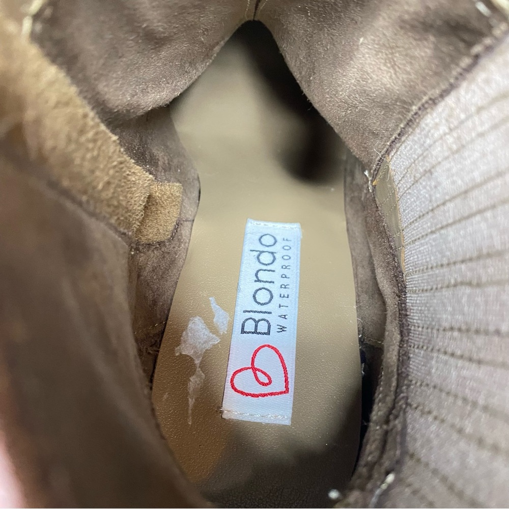 New! Blondo Reese Waterproof Suede Bootie 7M - Picture 13 of 15